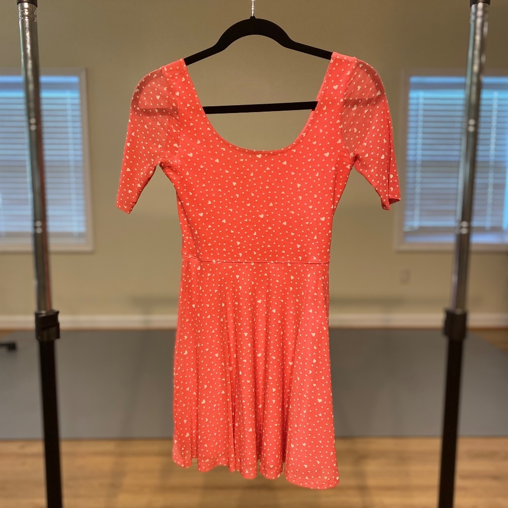 Abercrombie Kids Pink Hearts Dress